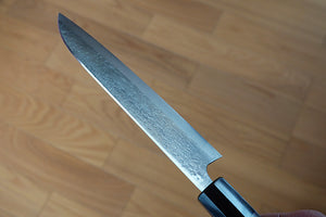 CK201 - Couteau Japonais Wa-Santoku damas 17 couches Echizen Kamo - Lame de 17cm en acier Vg10