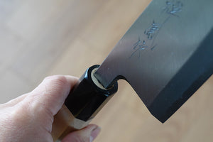 CM102 Couteau Japonais Deba Zenpou pour droitier - Lame de 15cm en acier au carbone Shirogami