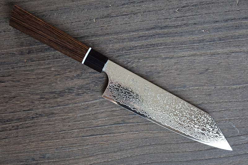 CS106 - Couteau Japonais Kiritsuke Santoku damas 63 couches zuiun - Lame de 18cm en acier SPG2