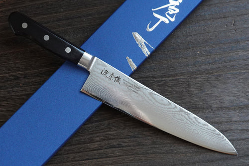 CY104 - Couteau japonais Gyuto Minamoto 21cm - Lame en acier VG10 Damassé 33 couches