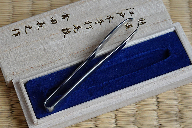 DK001 Pince à épiler à sourcils forgée à la main 90mm Kurata Seisakujo