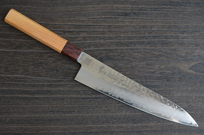 CA004 - Couteau Japonais Wa-Gyuto damas 33 couches Sakai Takayuki - Lame de 21cm en acier Vg10