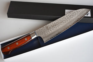 CA006 - Couteau Japonais Santoku damas 33 couches Sakai Takayuki - Lame de 18cm en acier Vg10