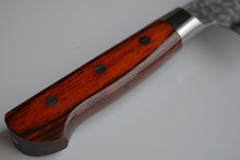Charger l&#39;image dans la galerie, CA006 - Couteau Japonais Santoku damas 33 couches Sakai Takayuki - Lame de 18cm en acier Vg10
