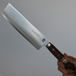 CF002 - Couteau Japonais Usuba Futawa - Lame de 16.5cm en acier Vg5