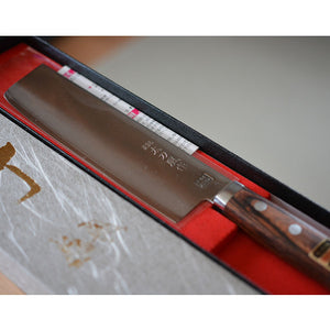 CF002 - Couteau Japonais Usuba Futawa - Lame de 16.5cm en acier Vg5