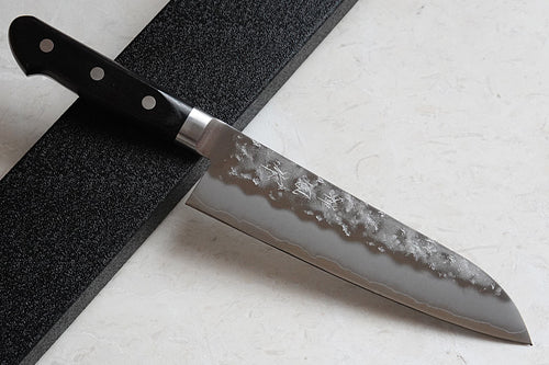 CH006 - Couteau Japonais Santoku Zenpou  - Lame de 18cm en acier Gingami3