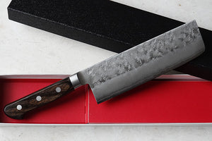 CH011 - Couteau Japonais Nakiri Zenpou  - Lame de 16.5cm en acier Gingami3