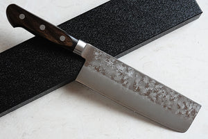 CH011 - Couteau Japonais Nakiri Zenpou  - Lame de 16.5cm en acier Gingami3