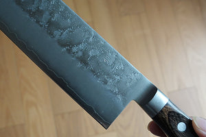 CH011 - Couteau Japonais Nakiri Zenpou  - Lame de 16.5cm en acier Gingami3