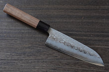 Charger l&#39;image dans la galerie, CH016 - Couteau Japonais Wa-Santoku Zenpou  - Lame de 16.5cm en acier Gingami3