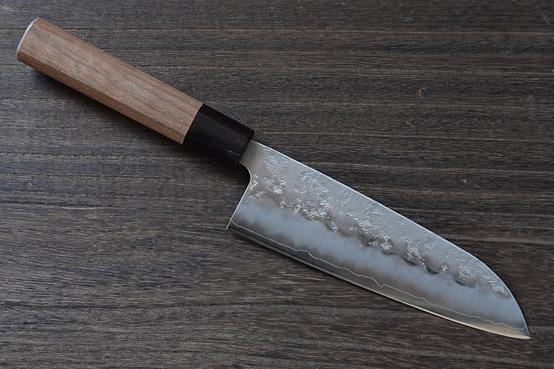 CH016 - Couteau Japonais Wa-Santoku Zenpou  - Lame de 16.5cm en acier Gingami3