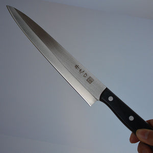 CI109 - Couteau Japonais Yanagiba Inoguchi pour les gauchers - Lame de 21cm en acier molybdène