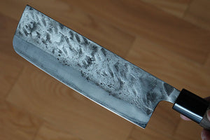 CK001 - Couteau Japonais Nakiri Kawamura - Lame de 16.5cm en acier au carbone Shirogami