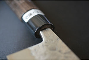 CK002 - Couteau Japonais Santoku Kawamura - Lame de 16cm en acier au carbone Shirogami