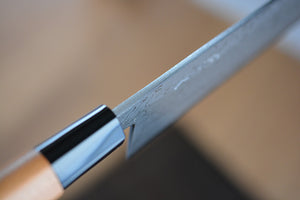 CK103 - Couteau japonais Gyuto damas 33 couches Tosa-kajiya - Lame de 21cm en acier au carbone Aogami
