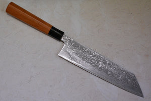 CK104 - Couteau japonais Kiritsuke damas 33 couches Tosa-kajiya - Lame de 21cm en acier au carbone Aogami