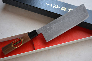 CK105 - Couteau japonais Usuba damas 33 couches Tosa-kajiya - Lame de 16.5cm en acier au carbone Aogami