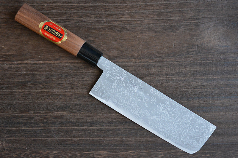 CK105 - Couteau japonais Usuba damas 33 couches Tosa-kajiya - Lame de 16.5cm en acier au carbone Aogami