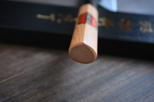CK107 - Couteau japonais Kiritsuke noir Tosa-kajiya - Lame de 21cm en acier au carbone Aogami