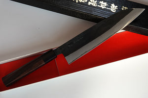 CK108 - Couteau japonais Gyuto noir Tosa-kajiya - Lame de 21cm en acier au carbone Aogami