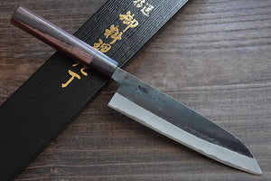 CK108 - Couteau japonais Gyuto noir Tosa-kajiya - Lame de 21cm en acier au carbone Aogami