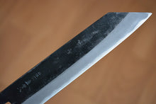 Charger l&#39;image dans la galerie, CK109 - Couteau japonais Kiritsuke Gyuto noir Tosa-kajiya - Lame de 21cm en acier au carbone Aogami