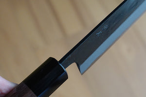 CM003 - Couteau japonais Santoku noir Muneishi - Lame de 17cm en acier au carbone Aogami