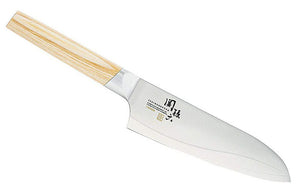 CS015 Couteau Japonais Santoku Sekimagoroku 10000CL - Lame de 16.5cm en acier à haute teneur en inoxydable
