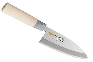 CS018 Couteau Japonais Deba pour droitier Sekimagoroku - Lame de 15cm en acier molybdène