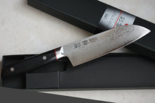 Charger l&#39;image dans la galerie, CS102 - Couteau Japonais Santoku damas 33 couches Saiun - Lame de 17cm en acier Vg10