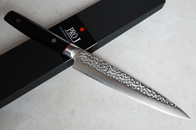 CS103 - Couteau Japonais Slicer Pro-J Saiun - Lame de 21cm en acier ZA-18