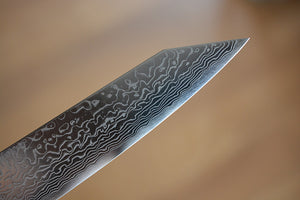 CS106 - Couteau Japonais Slicer damas 63 couches zuiun - Lame de 24cm en acier SPG2