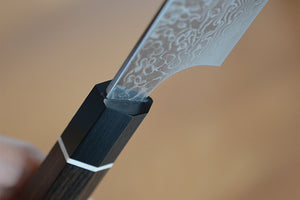 CS106 - Couteau Japonais Slicer damas 63 couches zuiun - Lame de 24cm en acier SPG2