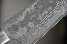 Charger l&#39;image dans la galerie, CS201 - Couteau Japonais Santoku damas 33 couches Saji - Lame de 18cm en acier Vg10