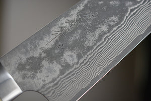 CS201 - Couteau Japonais Santoku damas 33 couches Saji - Lame de 18cm en acier Vg10