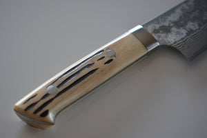 CS201 - Couteau Japonais Santoku damas 33 couches Saji - Lame de 18cm en acier Vg10