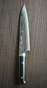 CS204 - Couteau Japonais Gyuto damas 33 couches migaki Saji - Lame de 18cm en acier Vg10