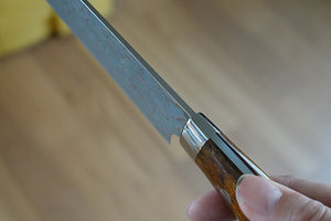 CS206 - Couteau Japonais Gyuto damas 33 couches Saji - Lame de 21cm en acier R2