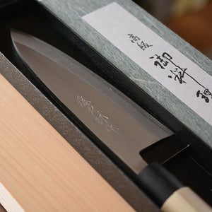 CT009 Couteau Japonais Deba pour droitier Tojiro - Lame de 18.5cm en acier au carbone Shirogami