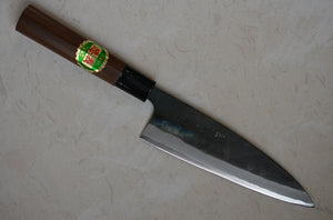 CT201 - Couteau Japonais Funayuki Tadayosh  - Lame de 16.5cm en acier au carbone Aogami no.1