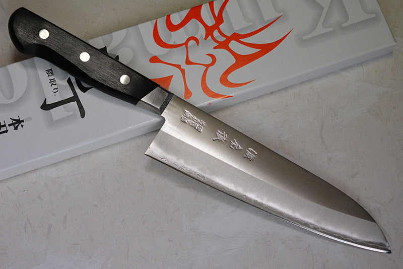 CY103 - Couteau japonais Santoku Minamoto 18cm - Lame en acier sueco