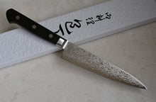 Charger l&#39;image dans la galerie, CY202 - Couteau Japonais Petit SP damas 17 couches Zen-Pou - Lame de 14cm en acier Vg10
