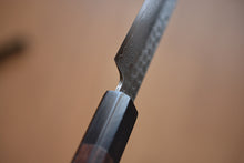 Charger l&#39;image dans la galerie, CY209 - Couteau Japonais Wa-Petit damas 33 couches martellé Zen-Pou - Lame de 15.5cm en acier suédois