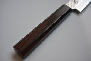 CY209 - Couteau Japonais Wa-Petit damas 33 couches martellé Zen-Pou - Lame de 15.5cm en acier suédois