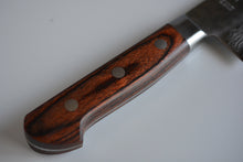 Charger l&#39;image dans la galerie, CY210 - Couteau Japonais chef&#39;s Gyuto damas 17 couches martellé Zen-Pou- Lame de 21.5cm en acier Vg10