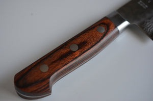 CY211 - Couteau Japonais Usuba damas 17 couches martellé Zen-Pou- Lame de 16.5cm en acier Vg10
