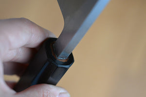 CY217 Couteau Japonais Yanagiba Zenpou pour droitier - Lame de 23cm en acier au carbone Shirogami2