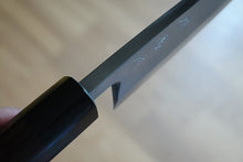 Charger l&#39;image dans la galerie, CY218 Couteau Japonais Deba Zenpou pour droitier - Lame de 15cm en acier au carbone Shirogami2