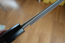 Charger l&#39;image dans la galerie, CY301 - Couteau Japonais Santoku Yamamoto noir  - Lame de 16.5cm en acier au carbone Aogami Super